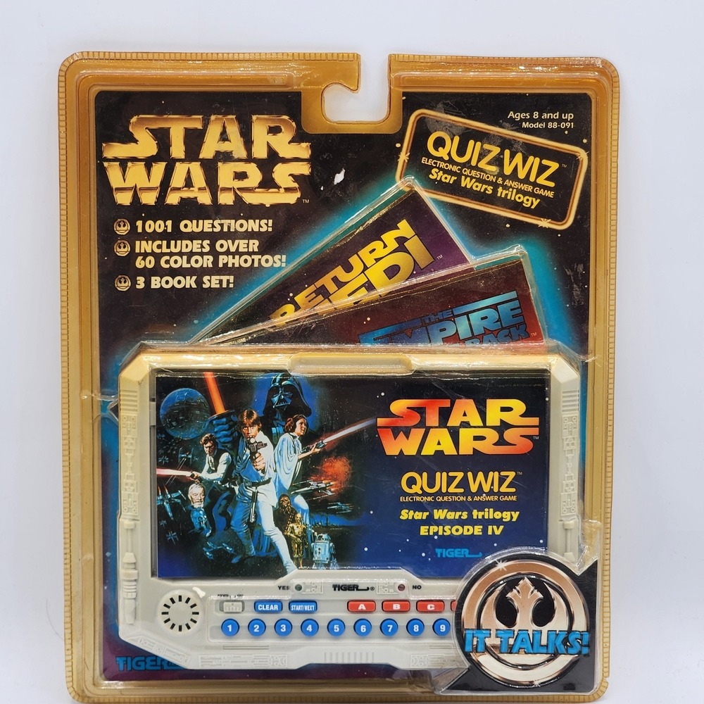 1997‎ Star Wars Quiz Wiz Tiger Electronics Sealed Trilogy Electronic Game